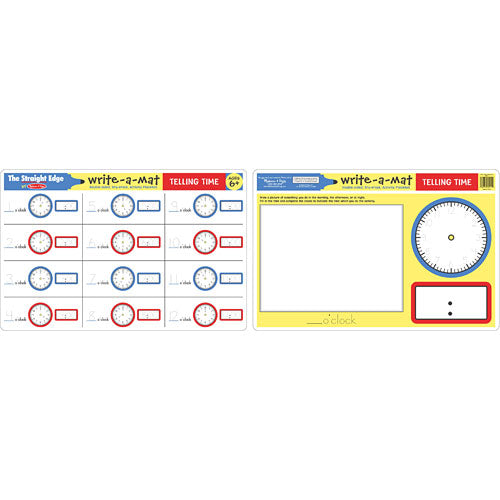 Telling Time Write-A-Mat