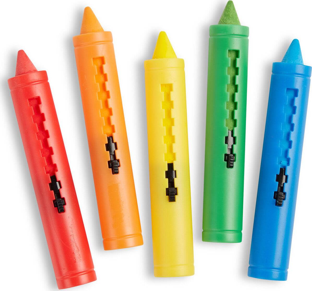 4279 LEARNING MAT CRAYONS 5CLR - A Child's Delight