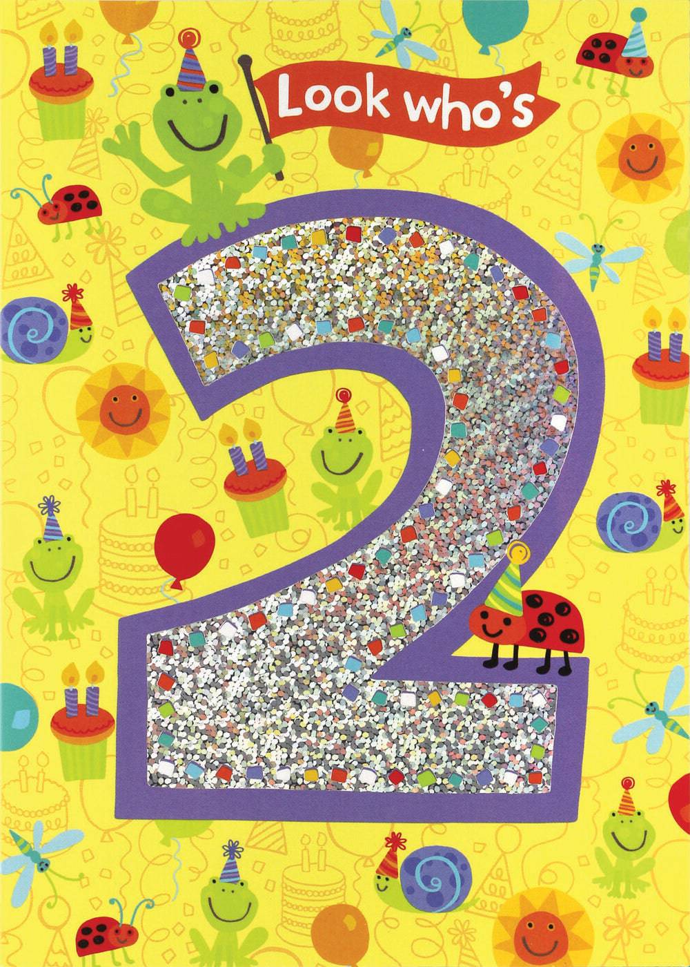 Age 2 Birthday Card - A Child's Delight