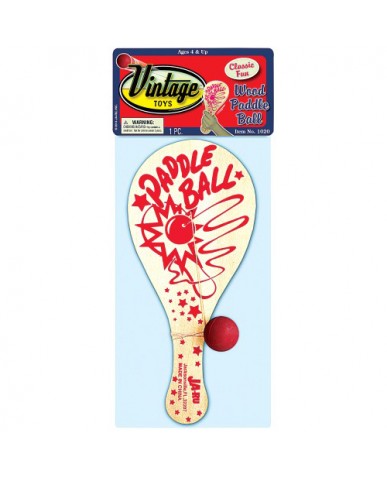 Wood Paddle Ball