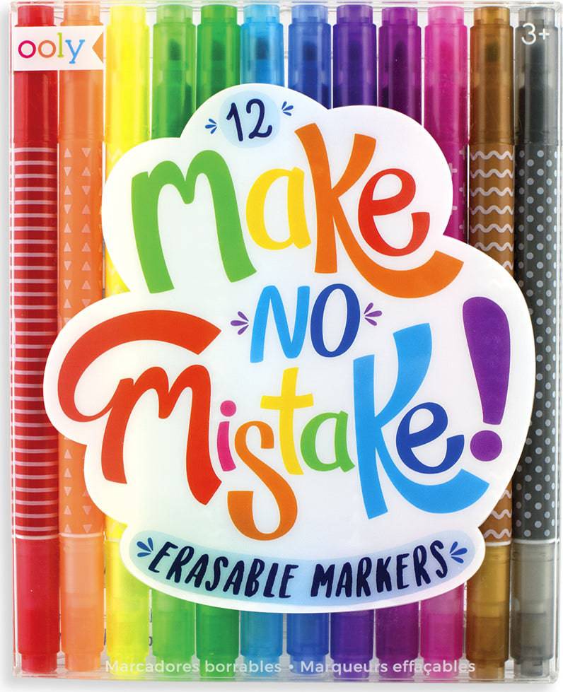 Make No Mistake Erasable Markers - A Child's Delight