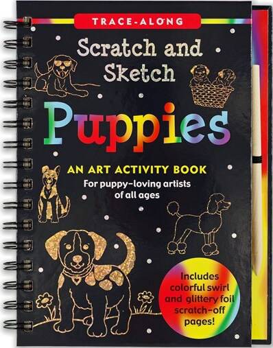 SCRATCH SKETCH PUPPIES - A Child's Delight