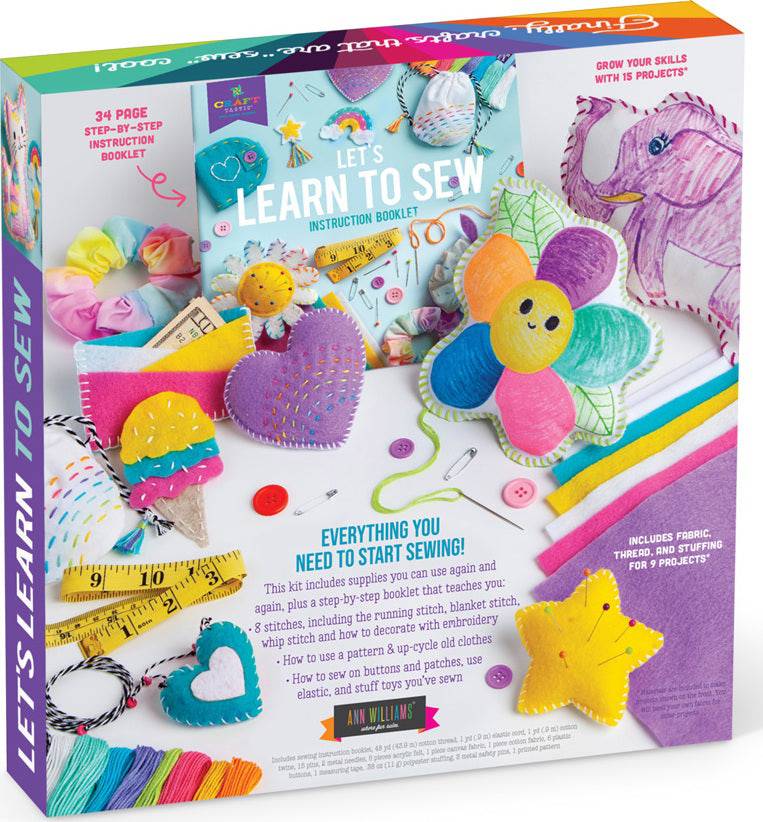 CT2169T LETS LEARN TO SEW - A Child's Delight