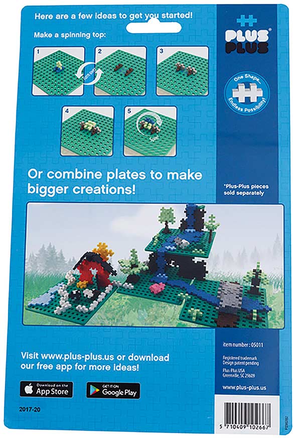 Baseplate Duo Green - A Child's Delight