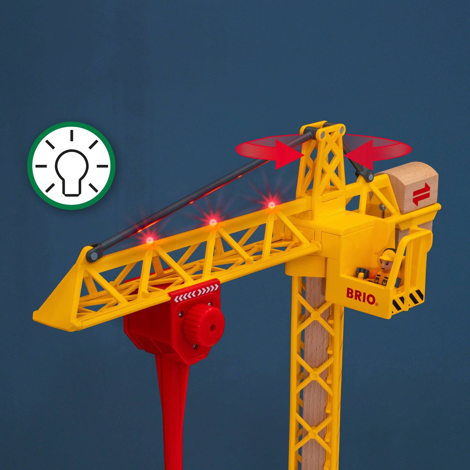 63383500 LIGHT UP CONSTR CRANE - A Child's Delight