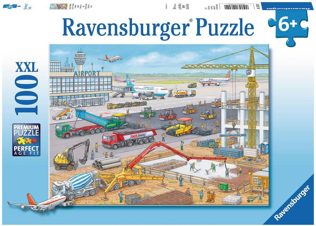 100Pc Construction Airport - A Child's Delight
