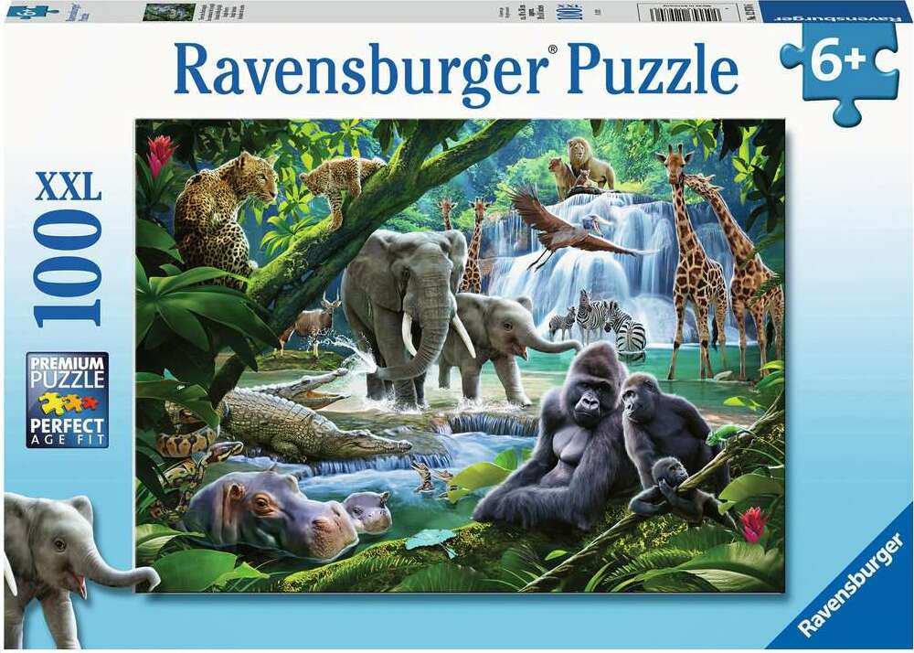 100Pc Jungle Animals - A Child's Delight