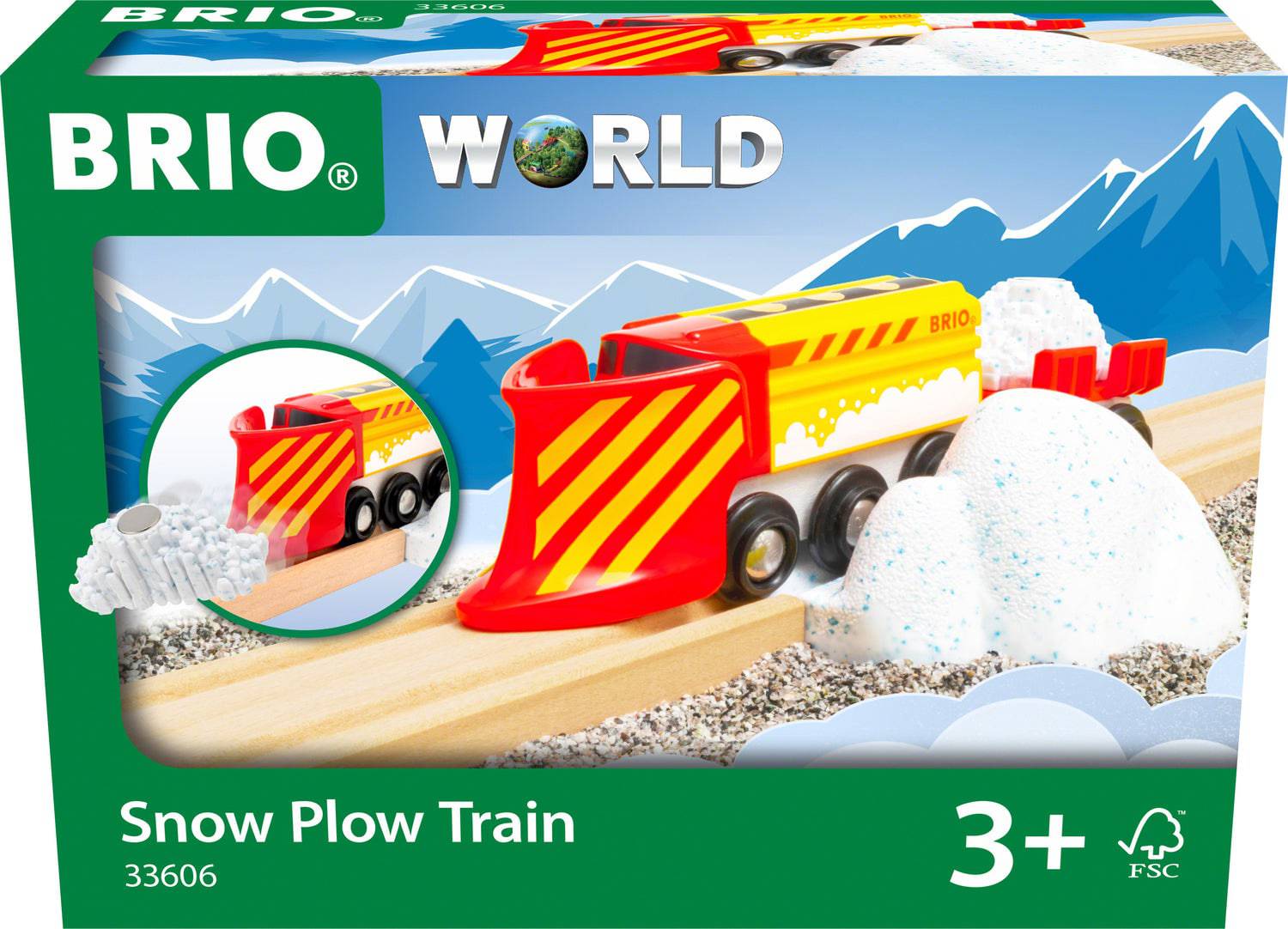 Snow Plow Train - A Child's Delight