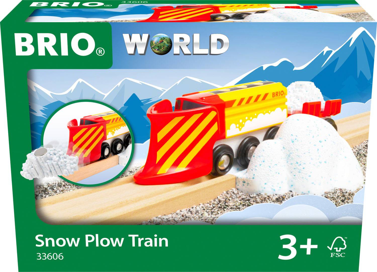Snow Plow Train - A Child's Delight