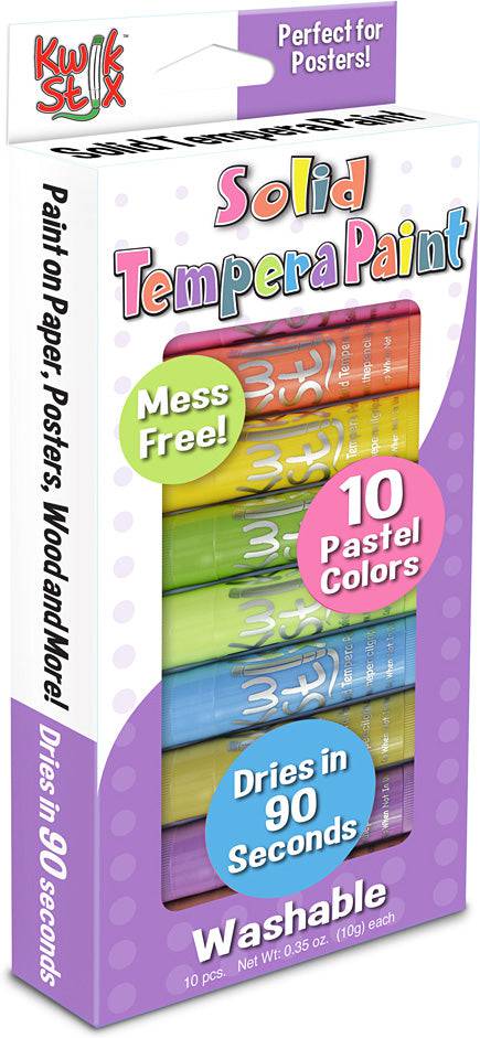 Kwik Pastel Color Paint Sticks - A Child's Delight