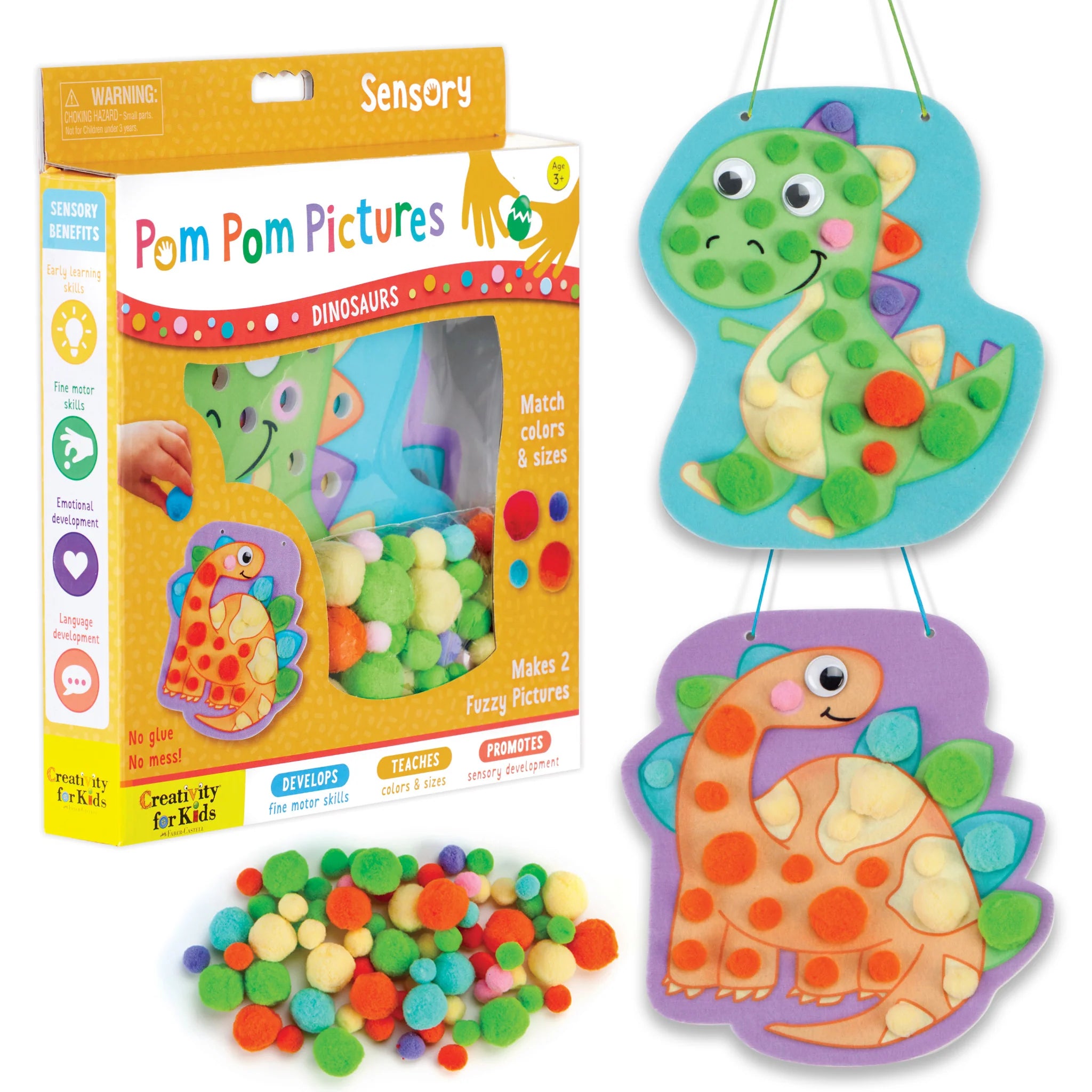 Pom Pom Pictures Dinosaurs - A Child's Delight