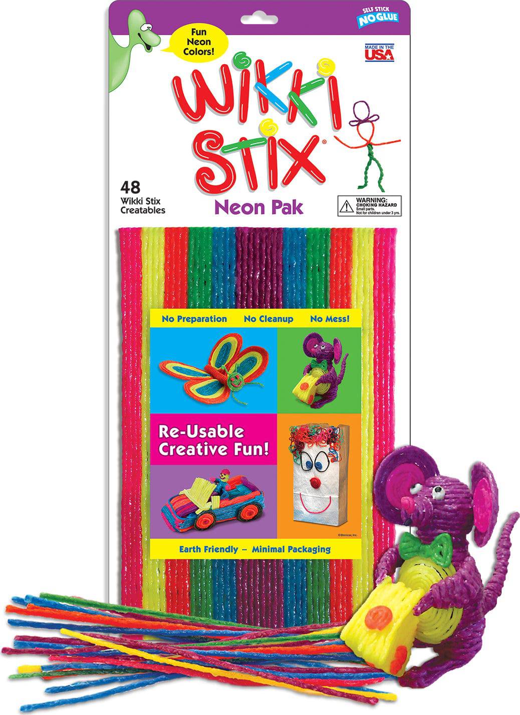 Wikki Stix - Neon Pak - A Child's Delight