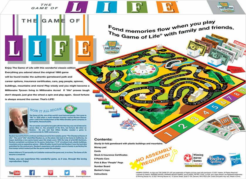 The Game of Life - Classic - A Child's Delight