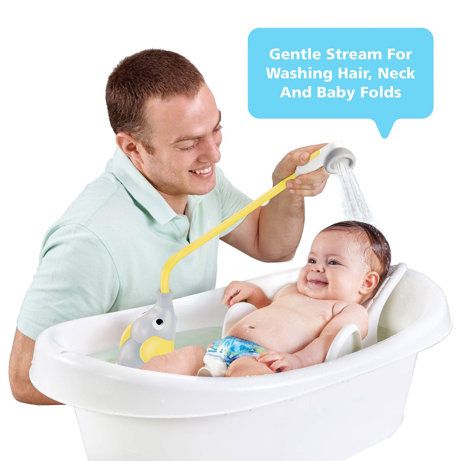 Elephant Shower - Yellow - A Child's Delight