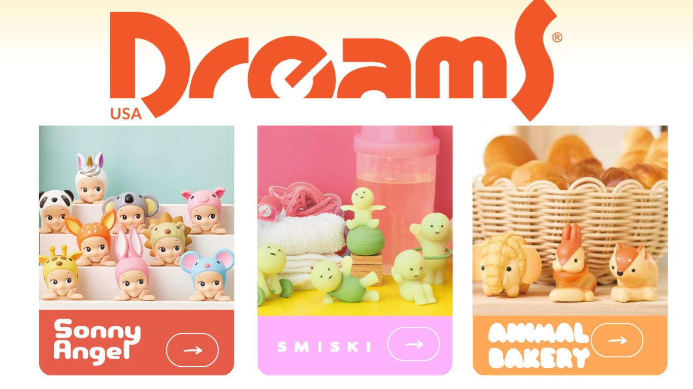 Dreams USA: Smiski, Sonny Angel & Animal Bakery