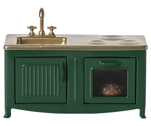 Dark Green Mouse Kitchen