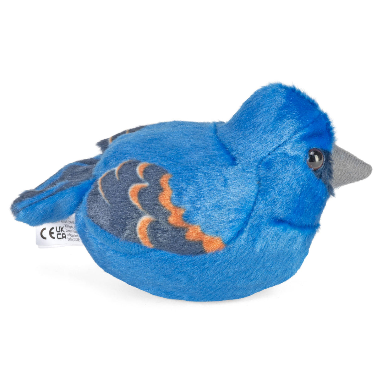 Audubon II Blue Grosbeak Stuffed Animal W Sound 5.5" - A Child's Delight