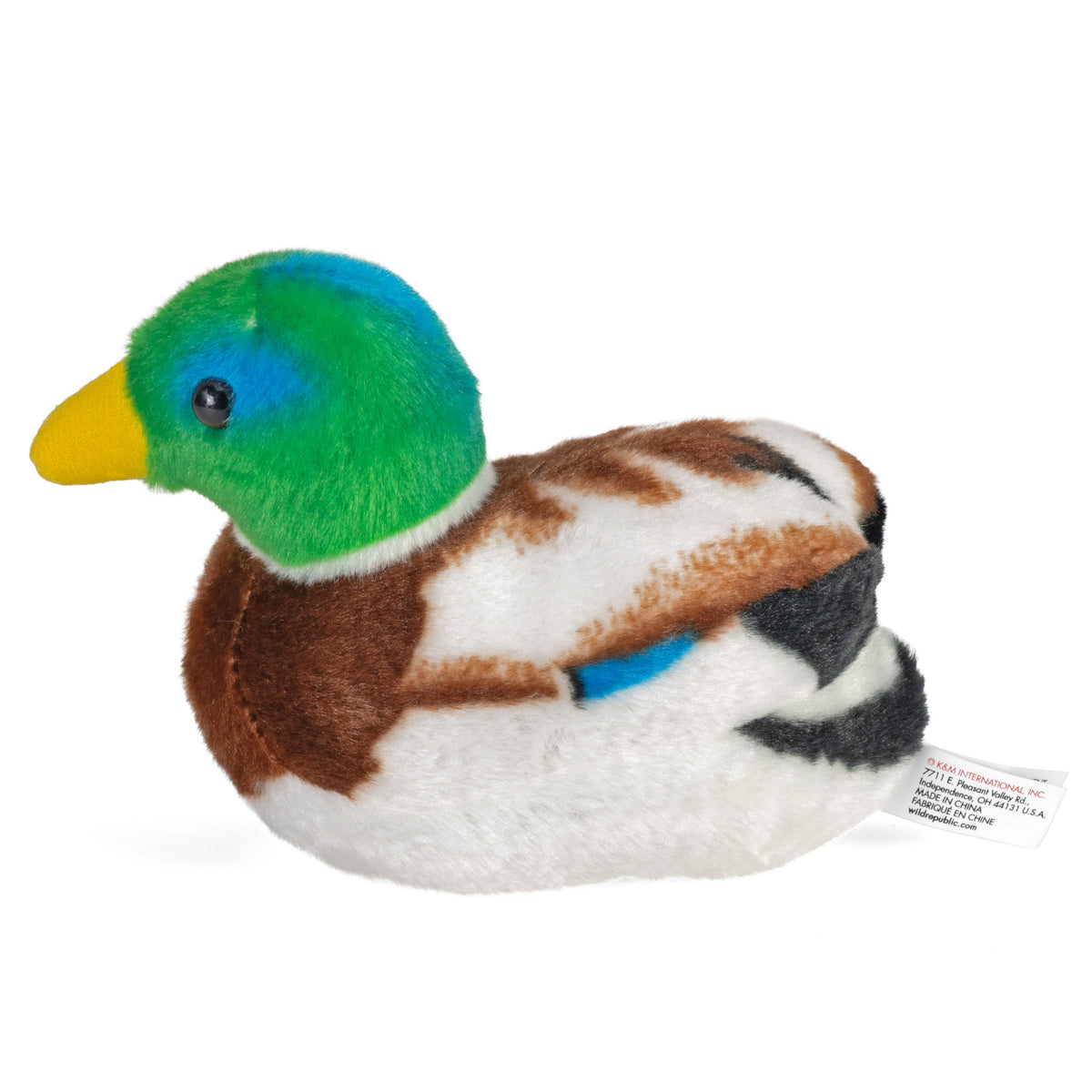 Audubon II Mallard Duck Stuffed Animal W Sound 5.5" - A Child's Delight