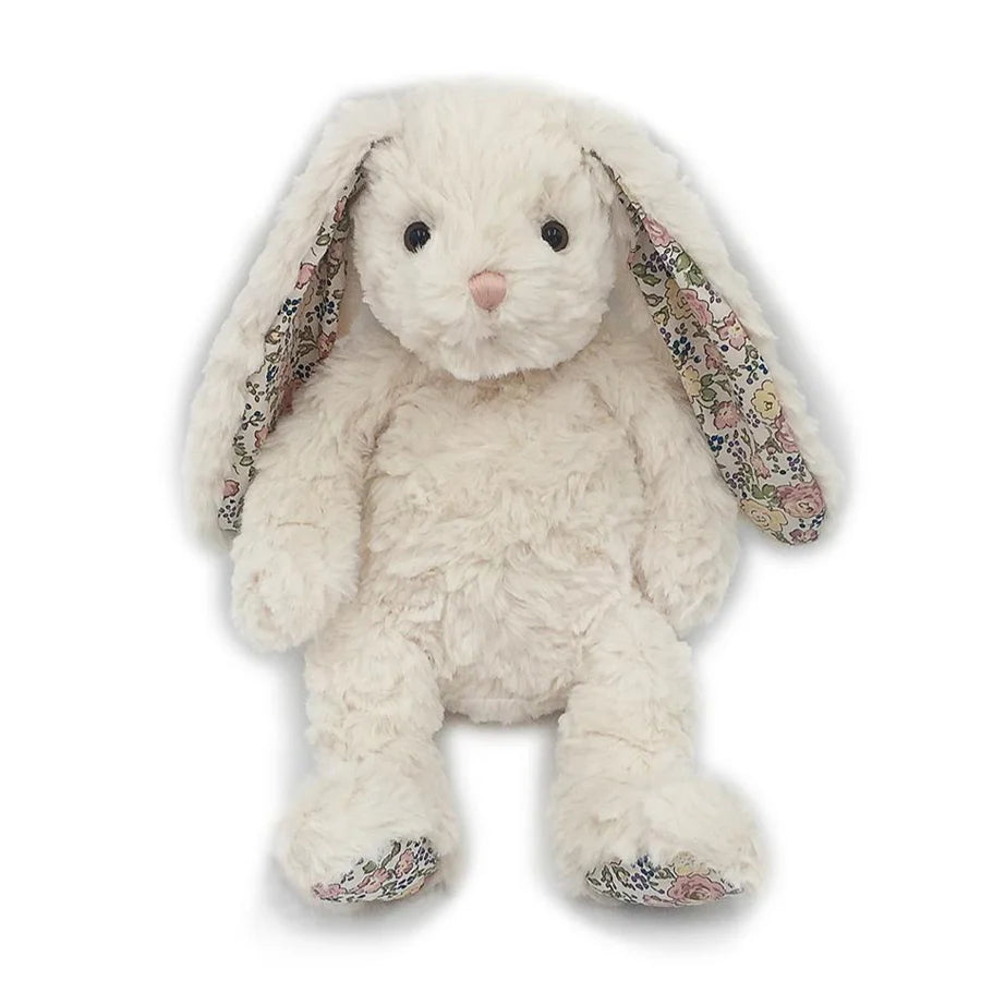 Faith Floral Cream Bunny - A Child's Delight