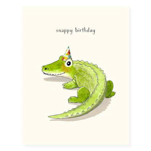 Snappy Birthday Card - A Child's Delight
