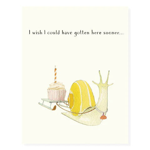 Snail Mail Birthday Card - A Child's Delight