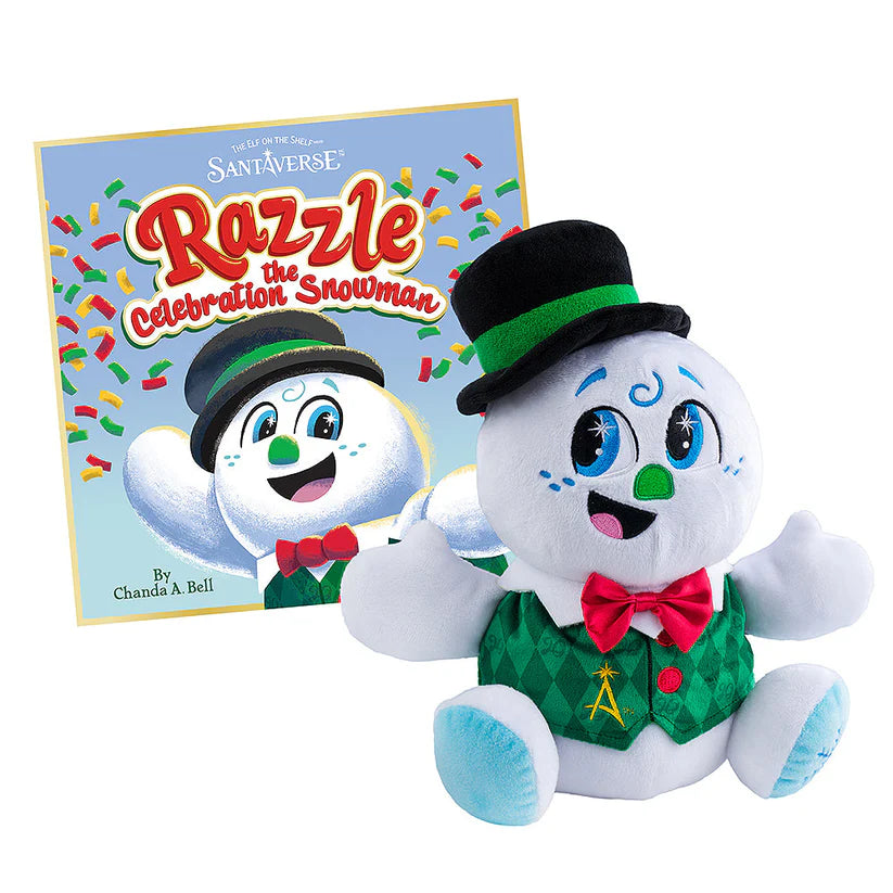 Razzle the Snowman Plush and Book
