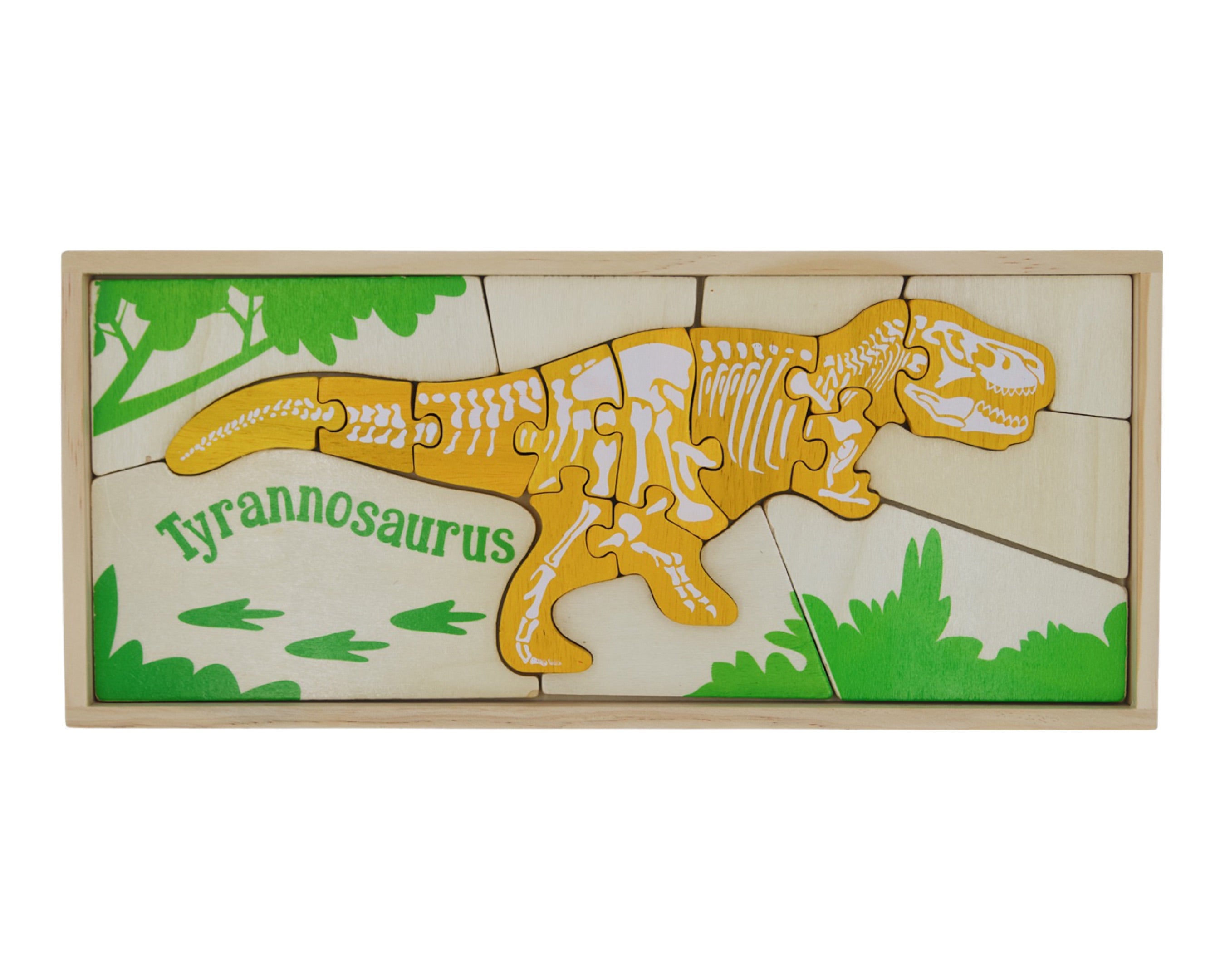 Dino Skeleton Puzzle - Tyrannosaurus by Begin Again Toys