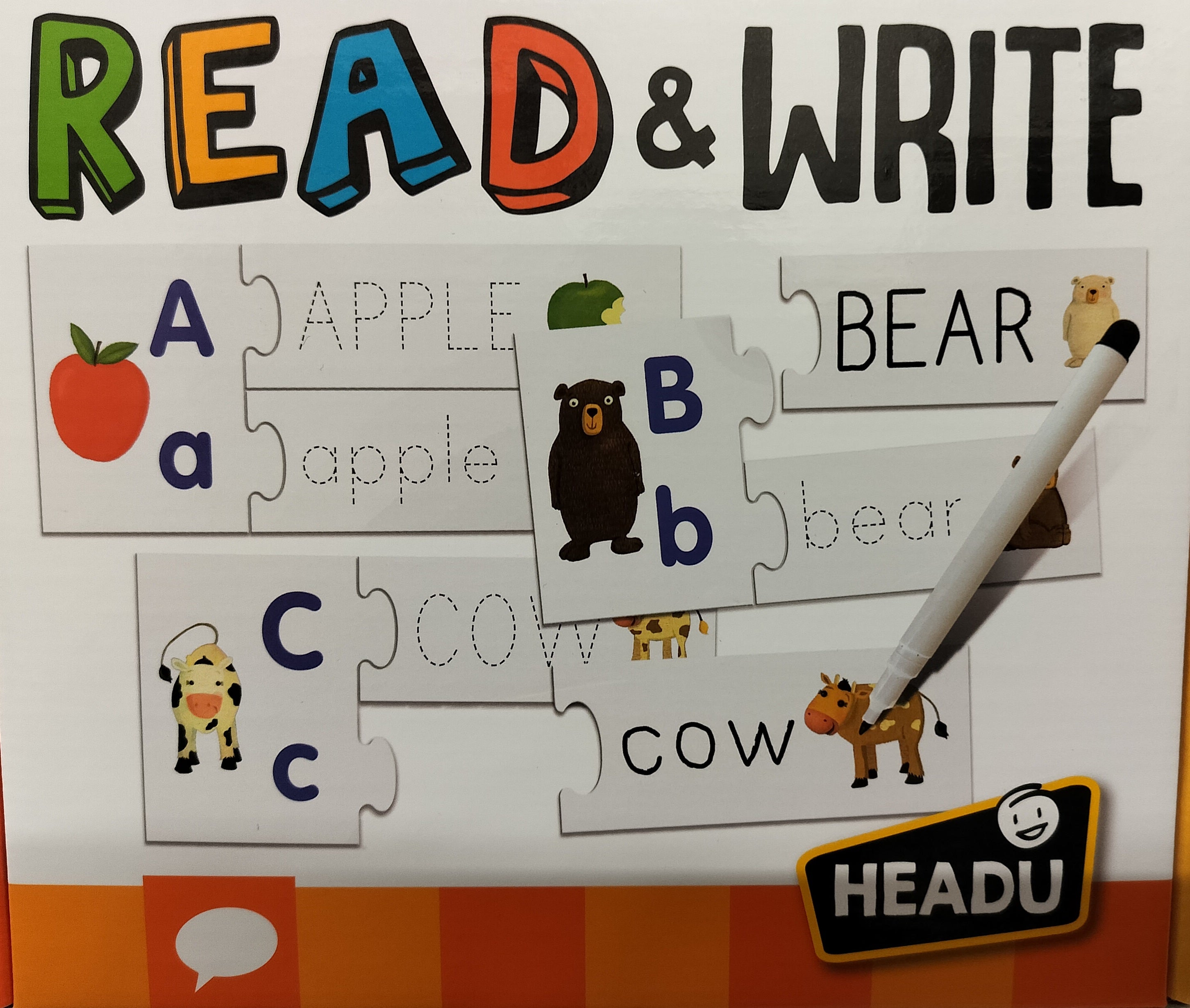 Headu - Read & Write Writing Puzzle Game Ages 3-6 - A Child's Delight