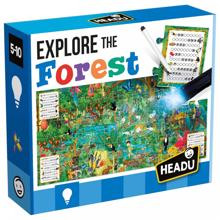 Headu - Explore the Forest 52 Piece Puzzle Game Ages 5-10