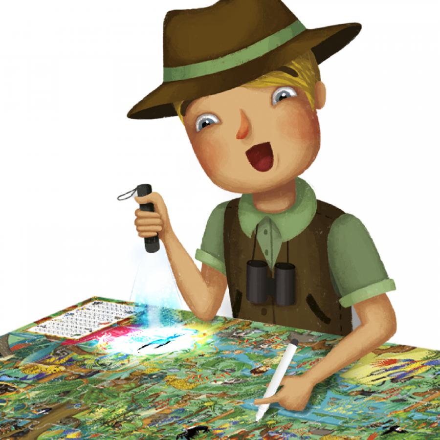 Headu - Explore the Forest 52 Piece Puzzle Game Ages 5-10 - A Child's Delight