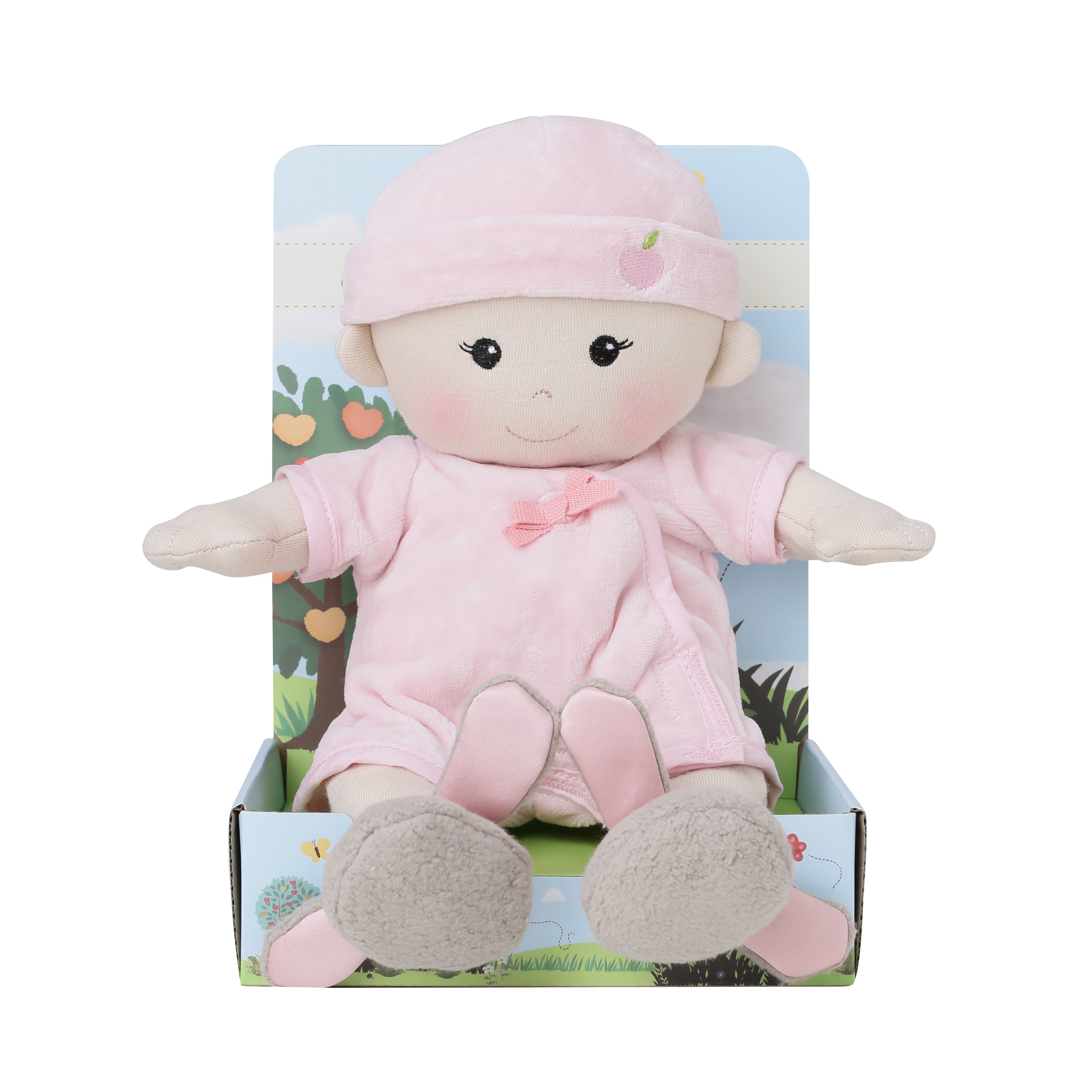Organic Plush Best Friend - Pink Baby Girl