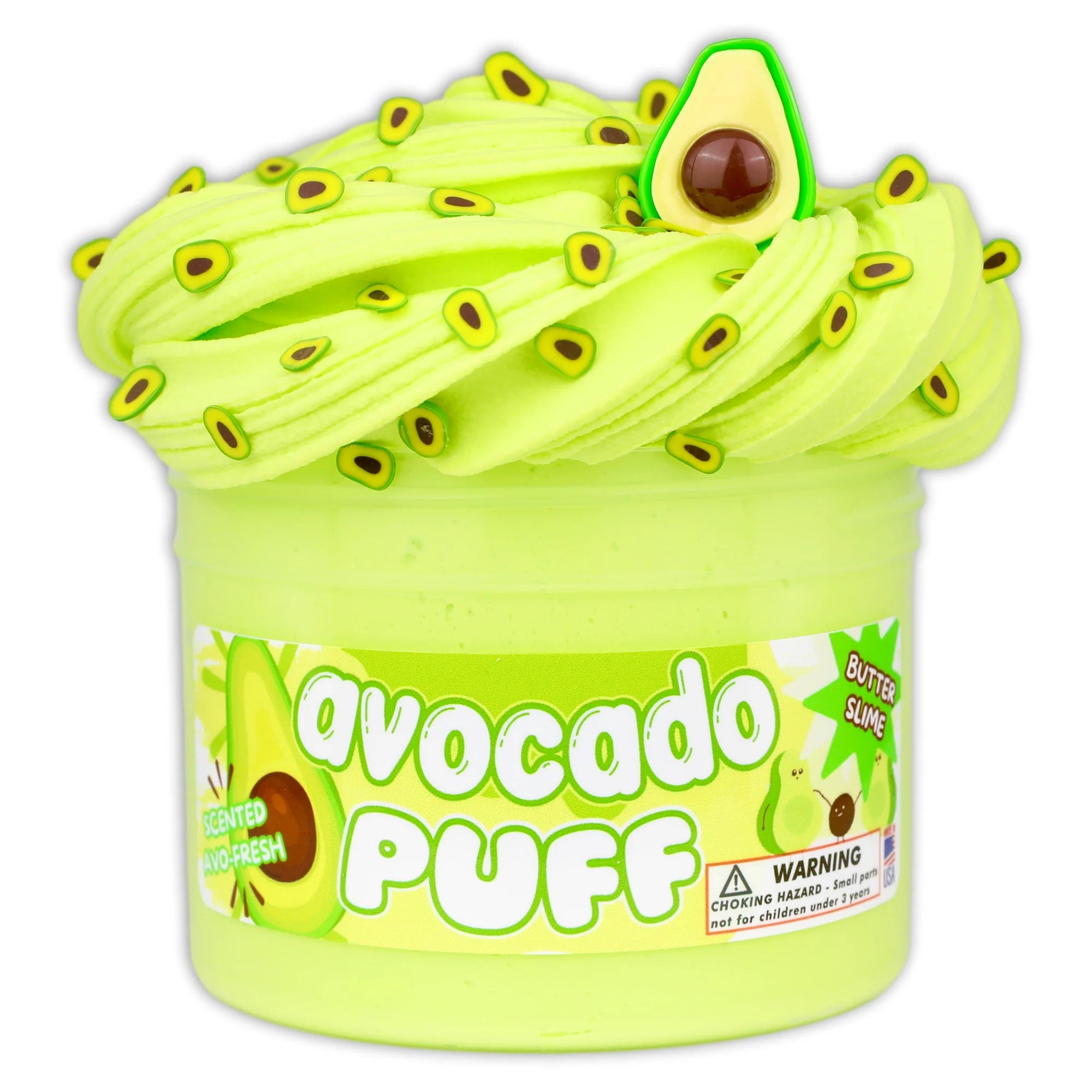 Avocado Puff Butter Slime