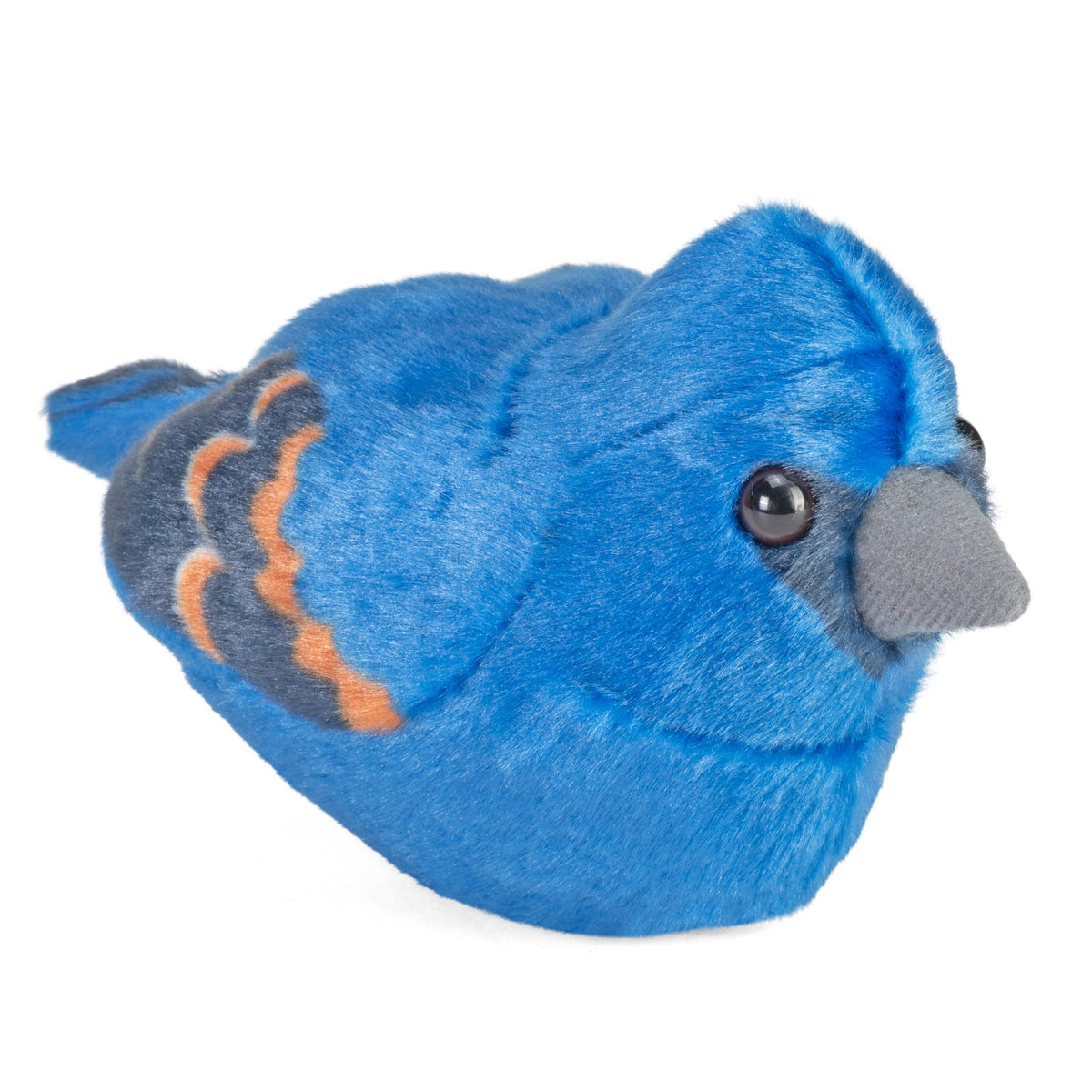 Audubon II Blue Grosbeak Stuffed Animal W Sound 5.5" - A Child's Delight