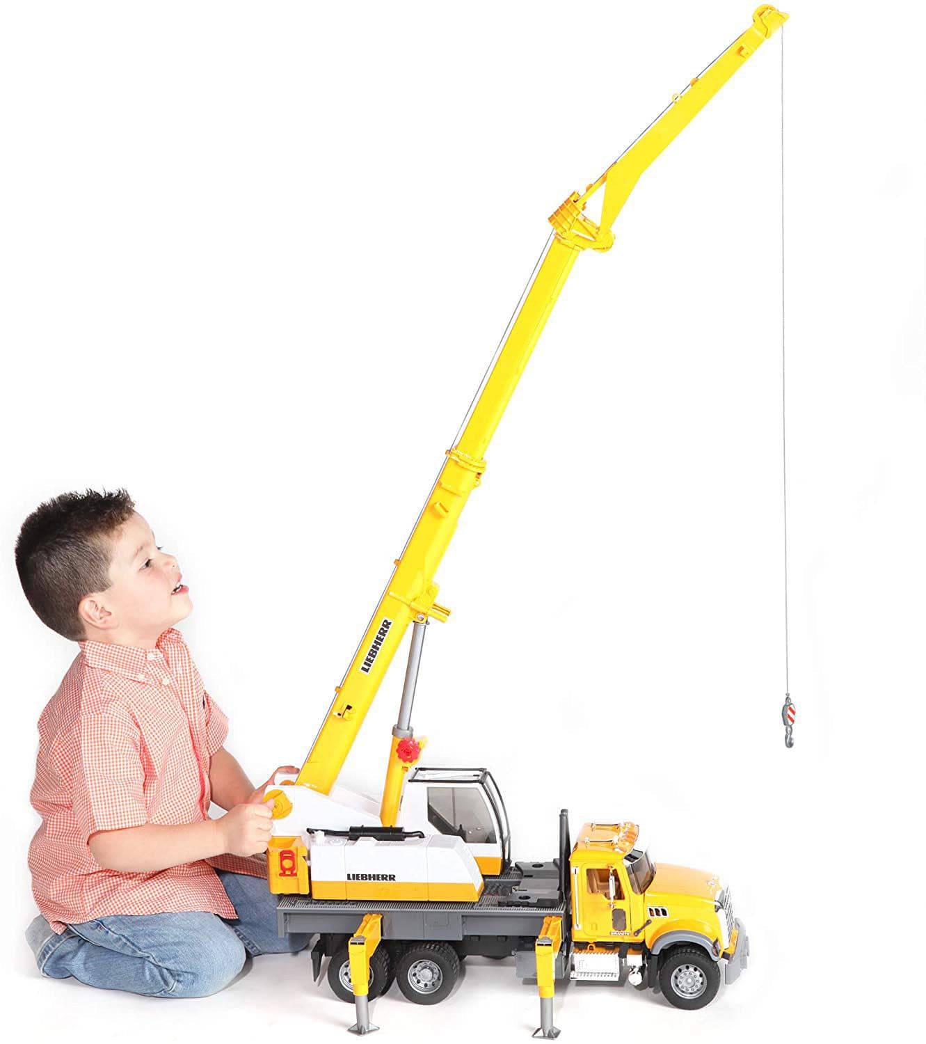 Mack Granite Crane Truck - A Child's Delight