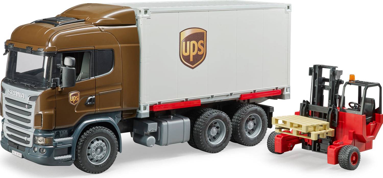 Ups Logistics Truck - A Child's Delight