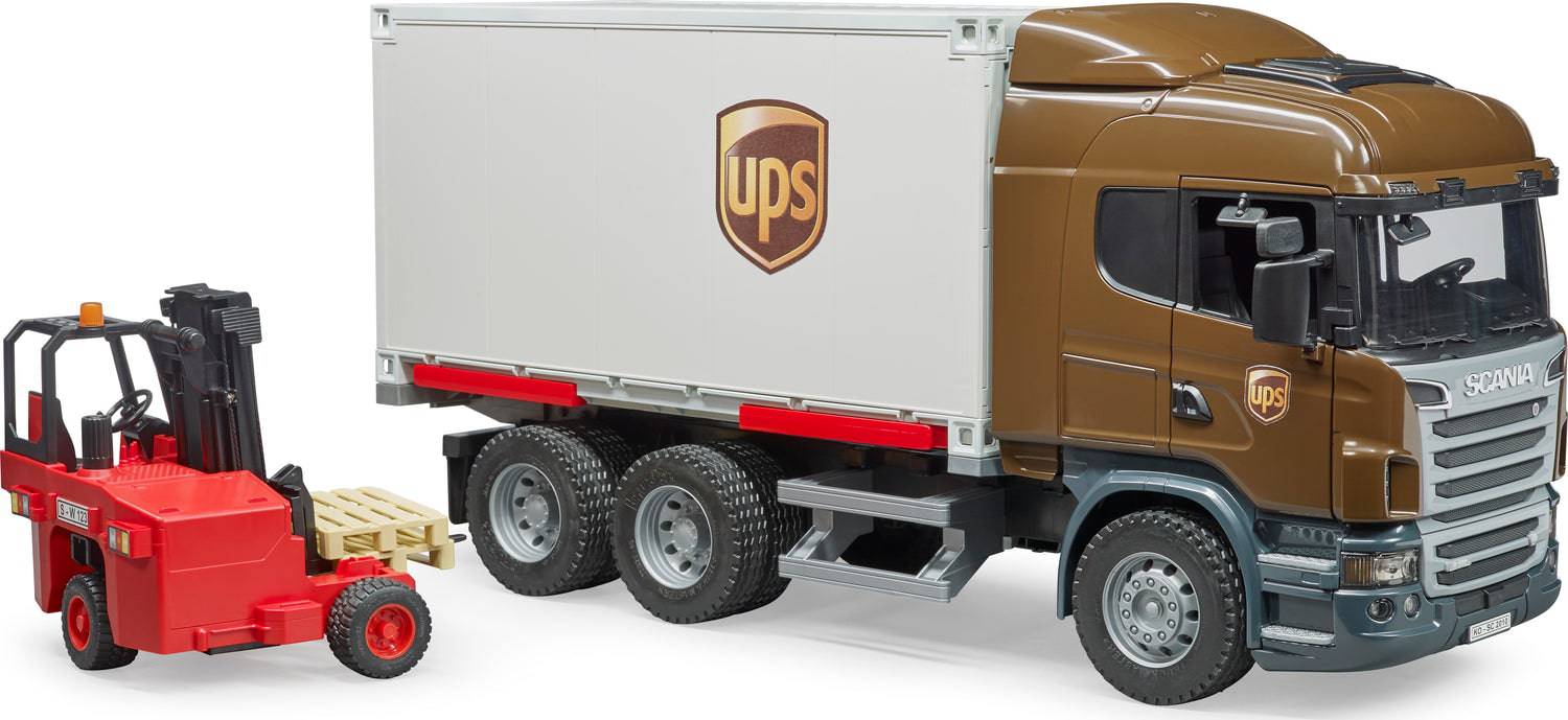 Ups Logistics Truck - A Child's Delight