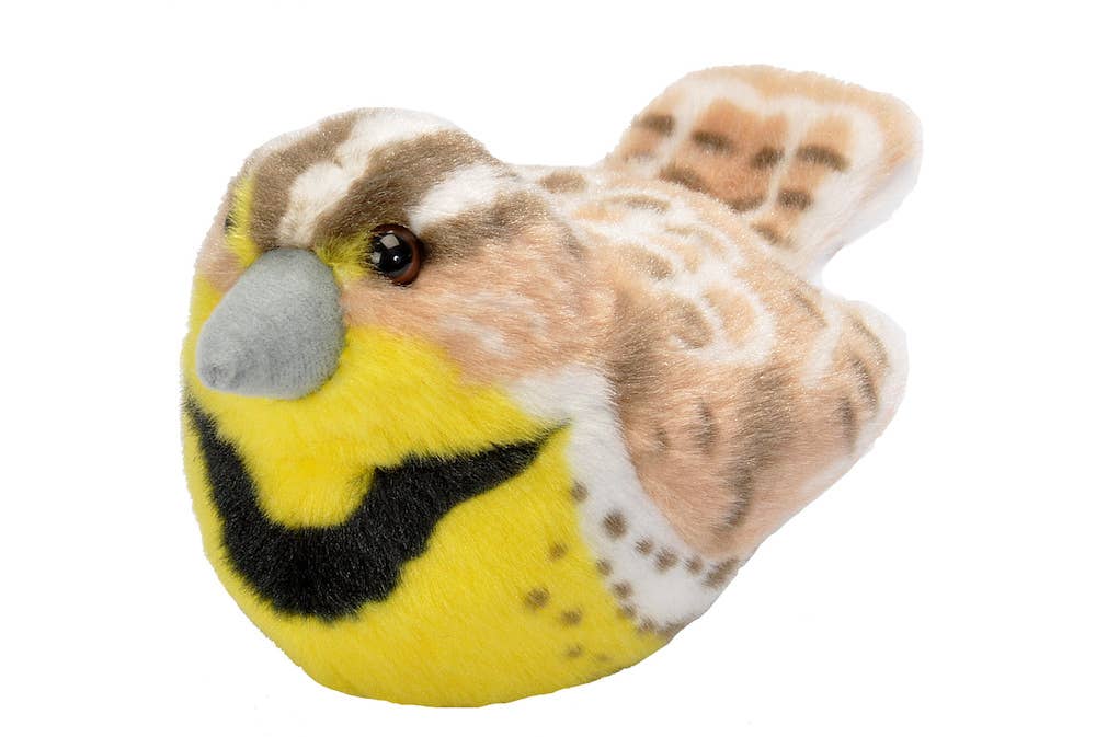 Audubon II Western Meadowlark Stuffed Animal W Sound 5.5" - A Child's Delight