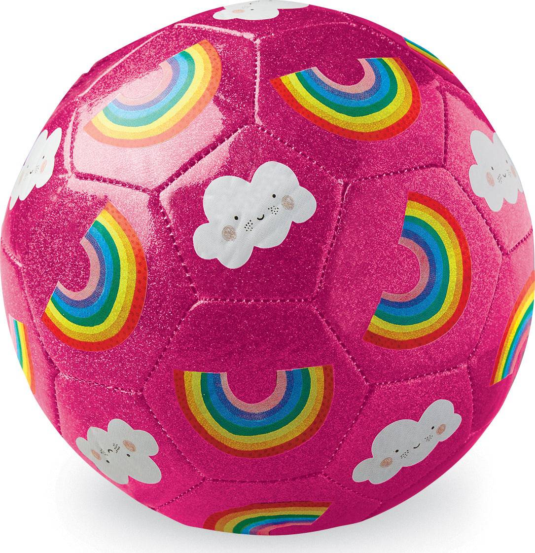 Glitter Rainbow Soccer Ball - A Child's Delight