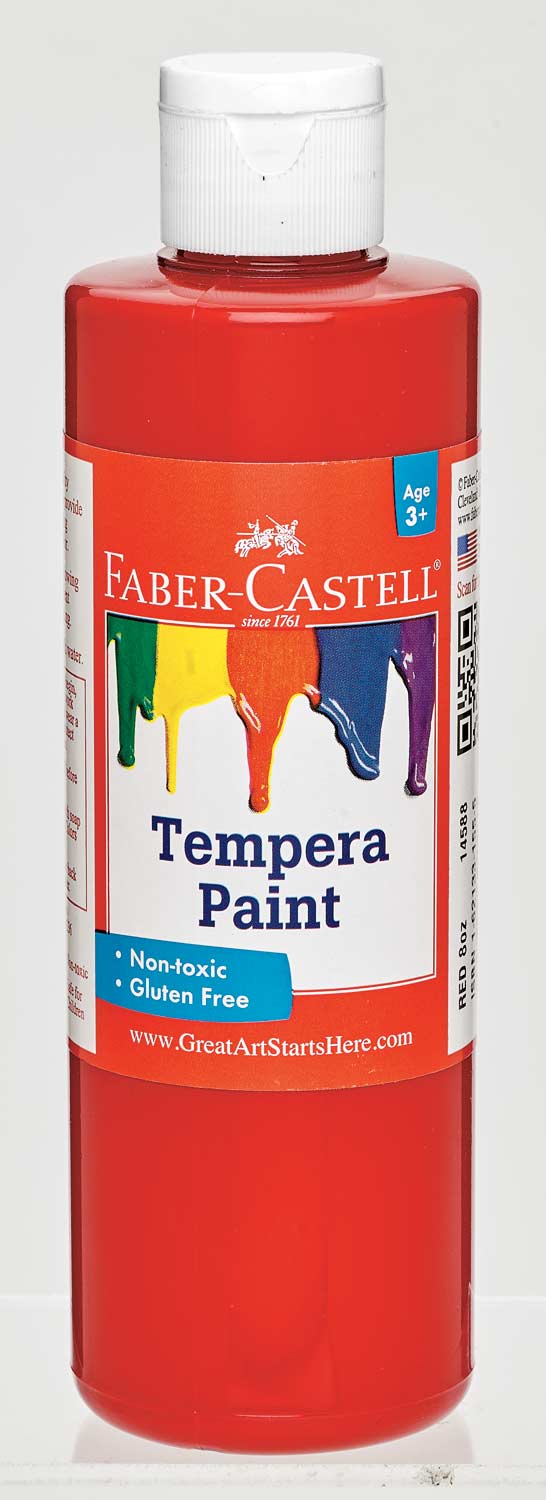 Red Tempura Paint - A Child's Delight