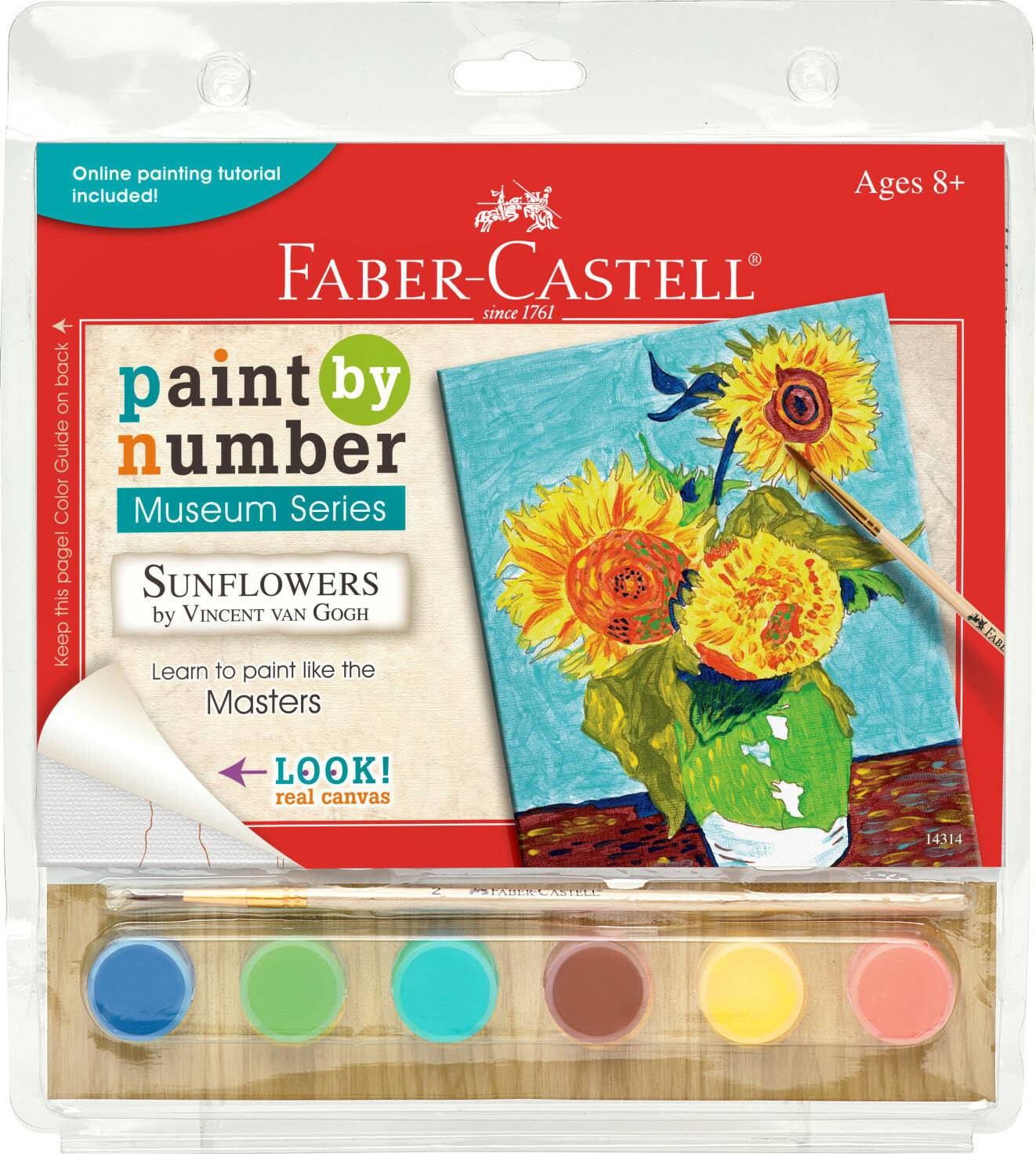 Paint By Number Sunflowers - A Child's Delight