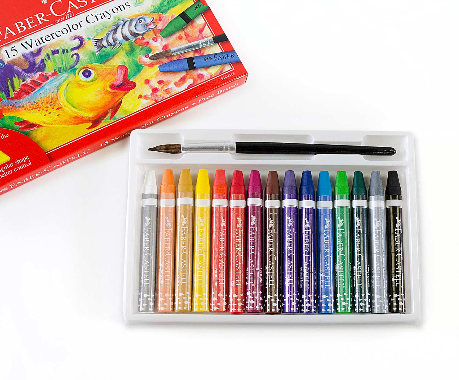 9140315 15CT WTRCLR CRAYONS - A Child's Delight