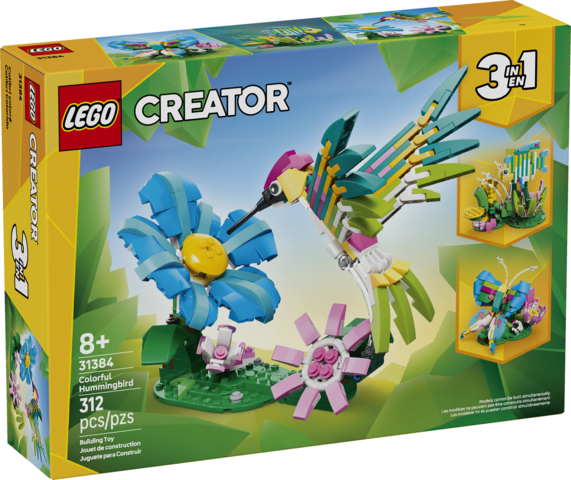LEGO® 31384 Wild Animals: Colorful Hummingbird