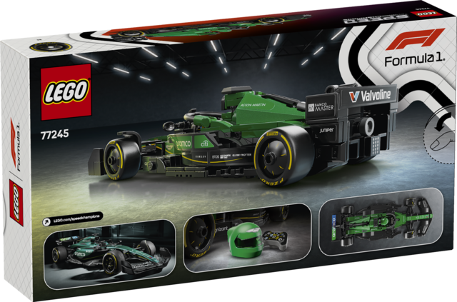 LEGO® 77245 Aston Martin Aramco F1® AMR24 Race Car