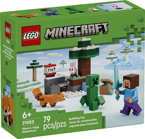 LEGO® 21583 Steve's Taiga Adventure