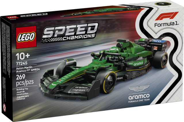 LEGO® 77245 Aston Martin Aramco F1® AMR24 Race Car