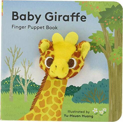 BABY GIRAFFE FINGER PUPPET BOO - A Child's Delight