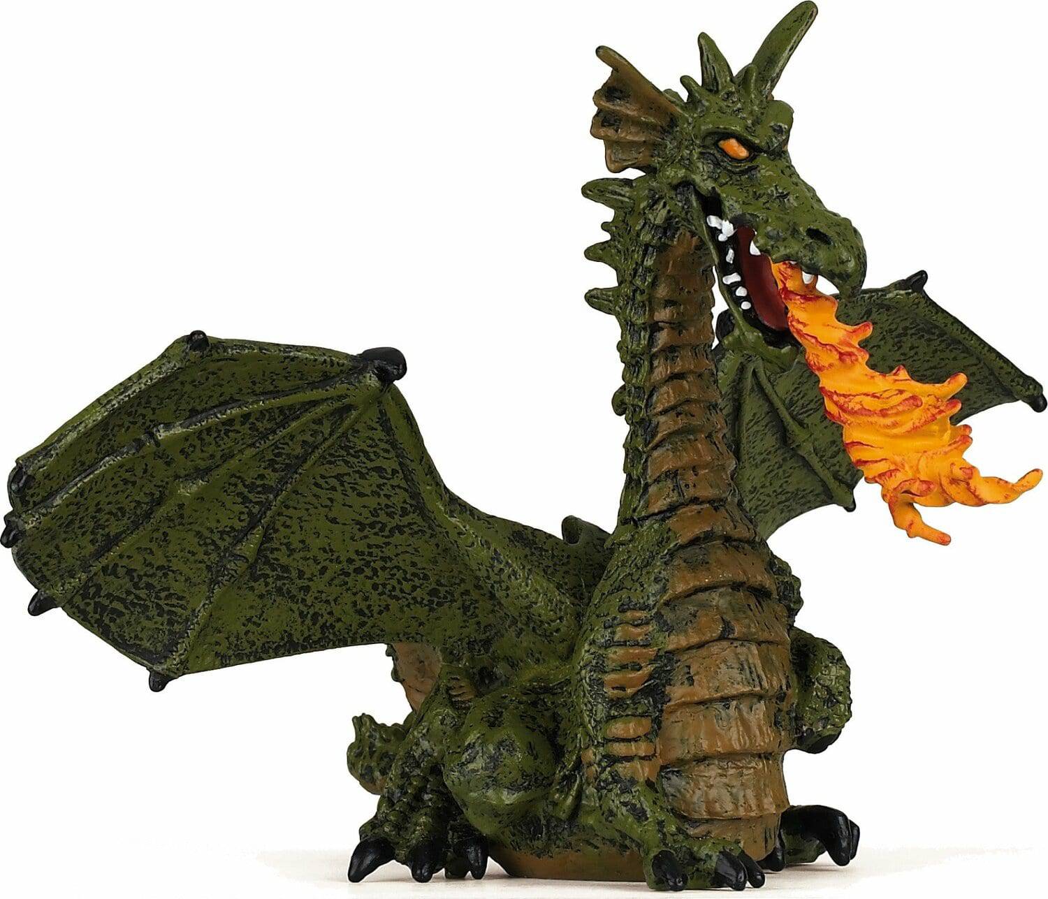 39025 GREEN DRAGON WFLAME - A Child's Delight