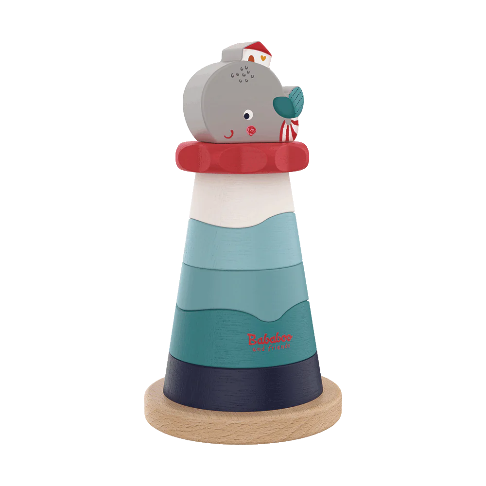 Whale Wilma Stacking Toy by Babadoo and Friends - A Child's Delight