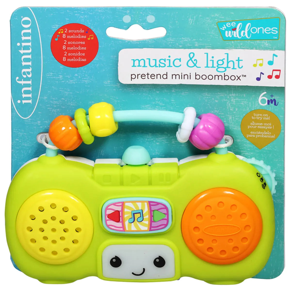 Music & Light Mini Boombox - A Child's Delight