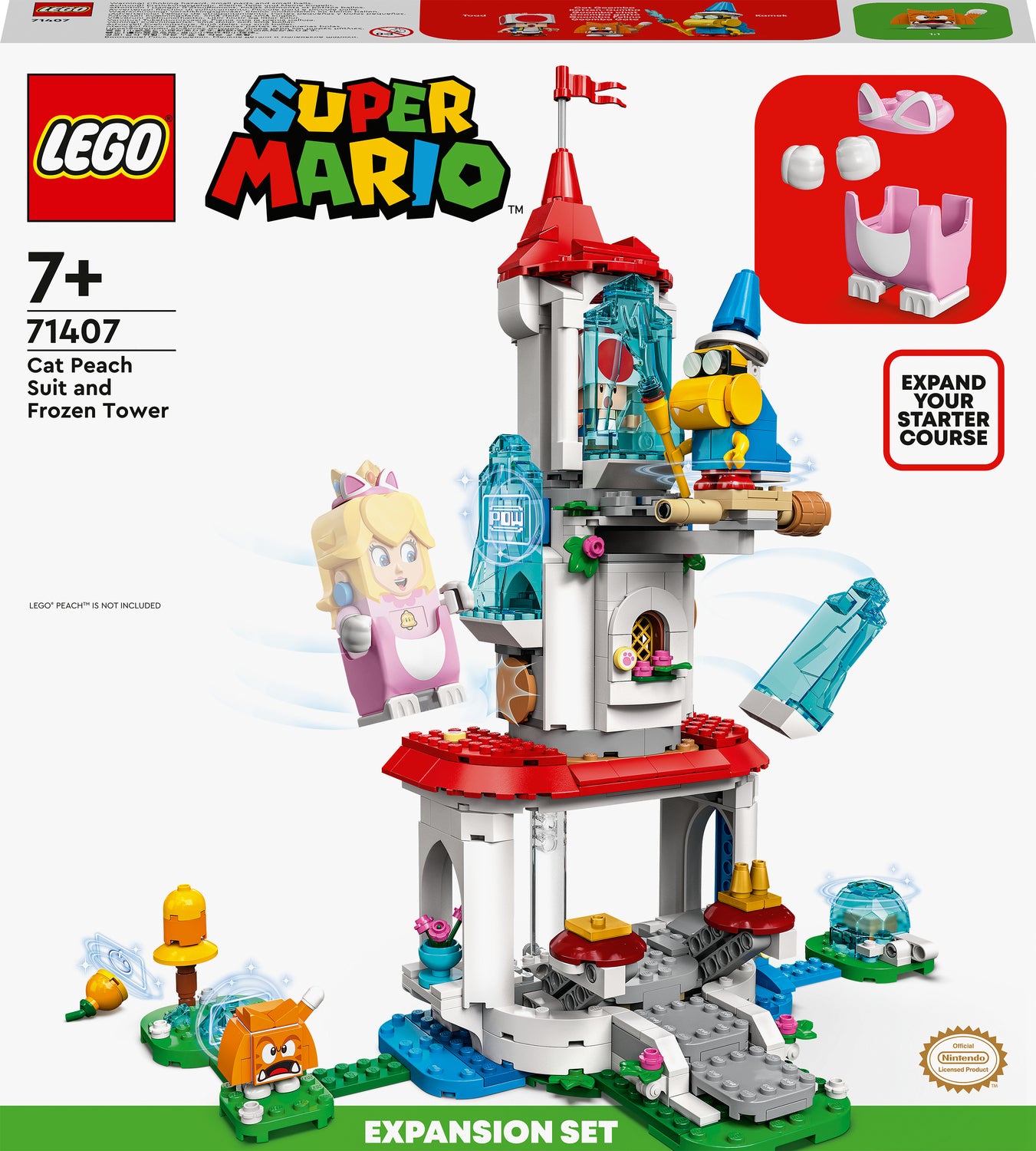LEGO® Super Mario Cat Peach Suit & Tower Set